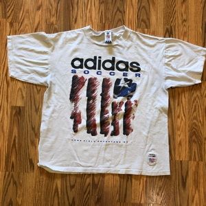 VINTAGE 1994 Adidas soccer 1994 USA World Cup t shirt rare htf t-shirt